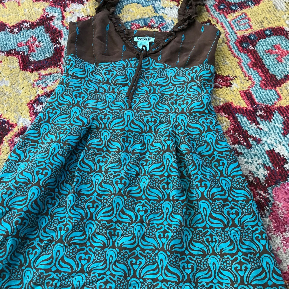 Kenzi Girl Silk Dress Size Juniors Small - Picture 2 of 7
